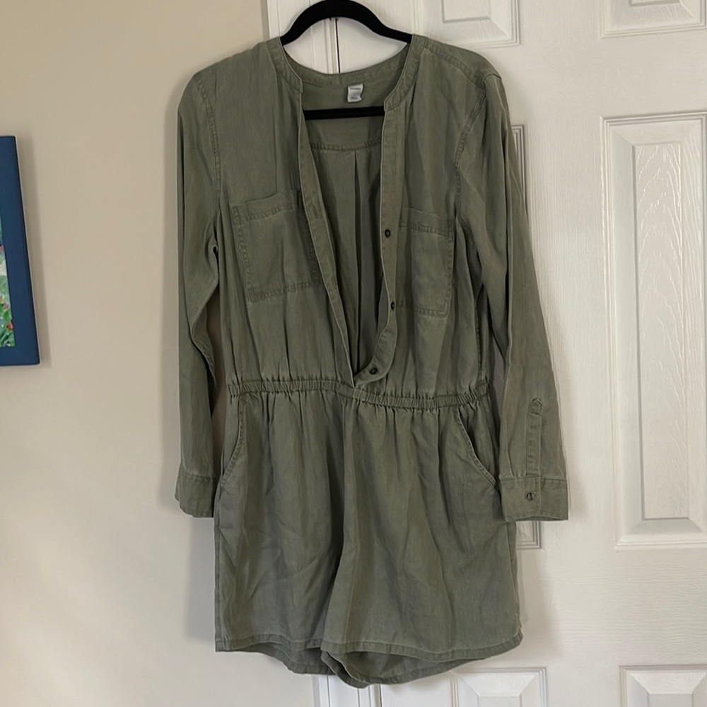 Army Green old navy romper